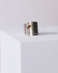 REPTILIA RING · SILVER AND NATURAL STONES