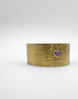 REPTILIA MEDIUM CUFF · VERMEIL AND NATURAL GEMSTONES