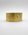 REPTILIA MEDIUM CUFF · VERMEIL AND NATURAL GEMSTONES