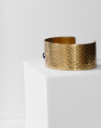REPTILIA MEDIUM CUFF · VERMEIL AND NATURAL GEMSTONES