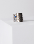 REPTILIA RING · SILVER AND NATURAL STONES
