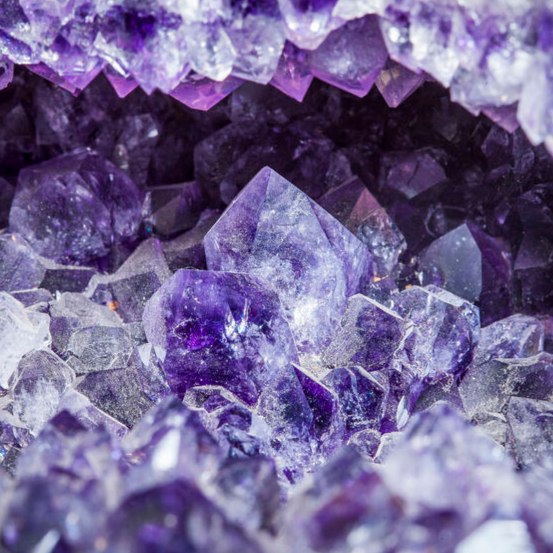 Amethyst. February birthstone.