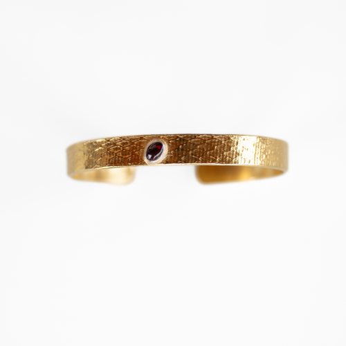 REPTILIA Mini Cuff: Vermeil. Yellow gold.