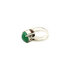 KINETIC Ring Green and Brown series:  Sterling silver