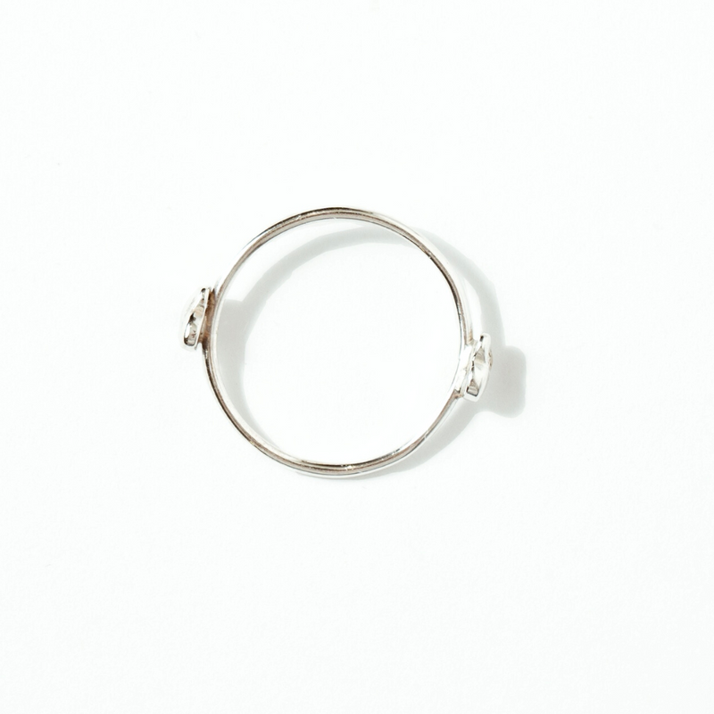 BE GRATEFUL SELF-LOVE Ring: Sterling silver