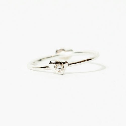 BE GRATEFUL SELF-LOVE Ring: Sterling silver