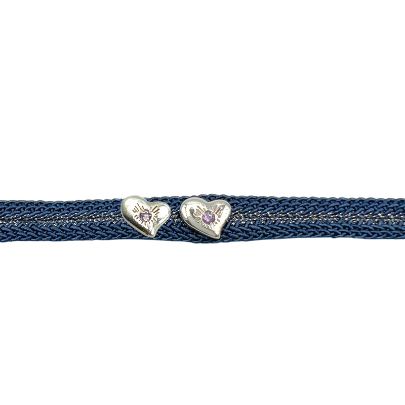 LES AMOURS Color bracelet ♥♥: Recycled sterling silver and natural gemstone