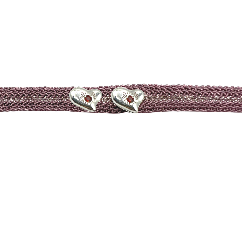 LES AMOURS Color bracelet ♥♥: Recycled sterling silver and natural gemstone