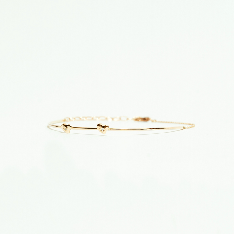 LES AMOURS bangle: Yellow gold