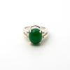 KINETIC Ring Black-Green series:  Sterling silver