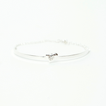 LES AMOURS bangle: Sterling silver