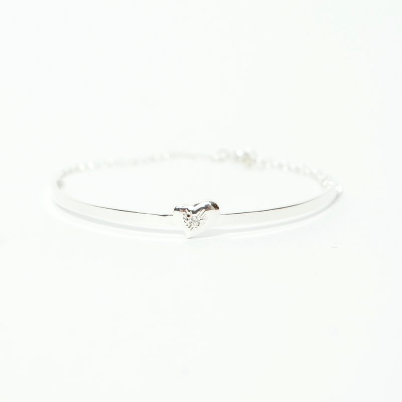 LES AMOURS bangle: Sterling silver