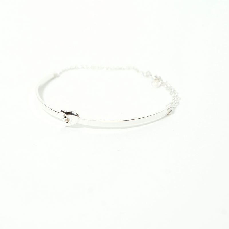 LES AMOURS bangle: Sterling silver