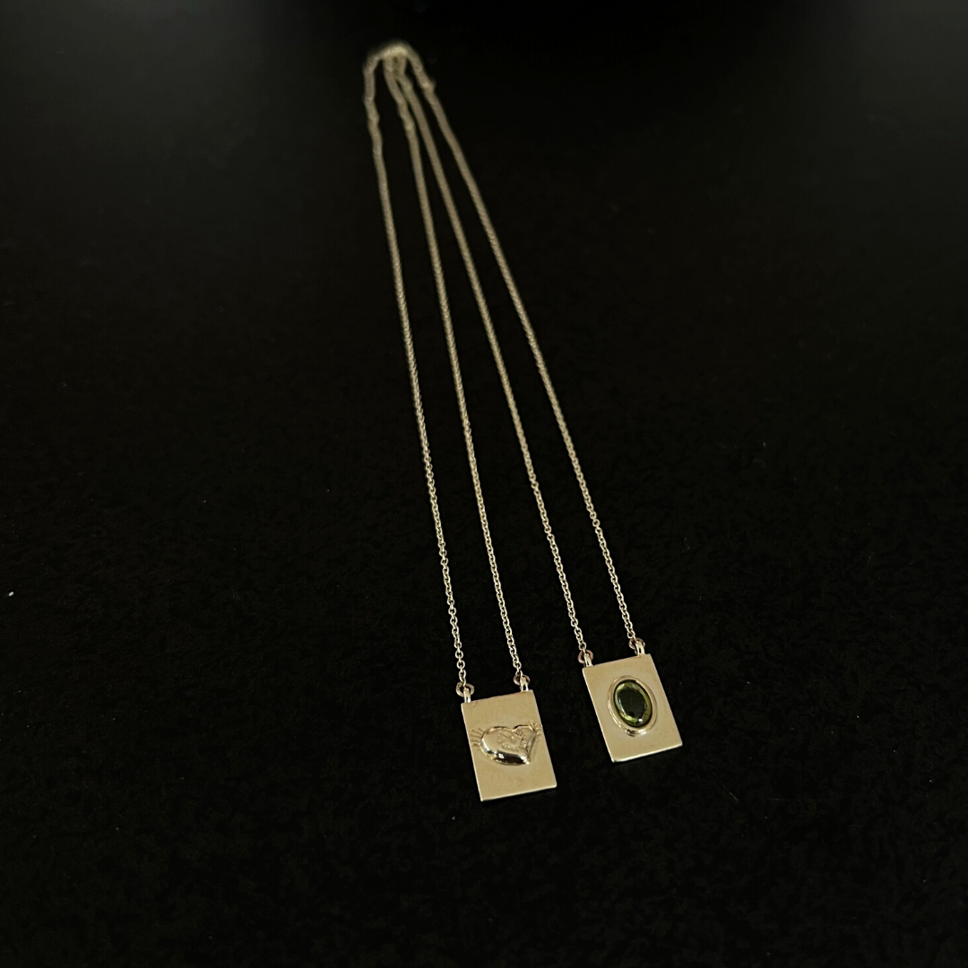 GRACE SCAPULAR · GOLD AND DIAMOND