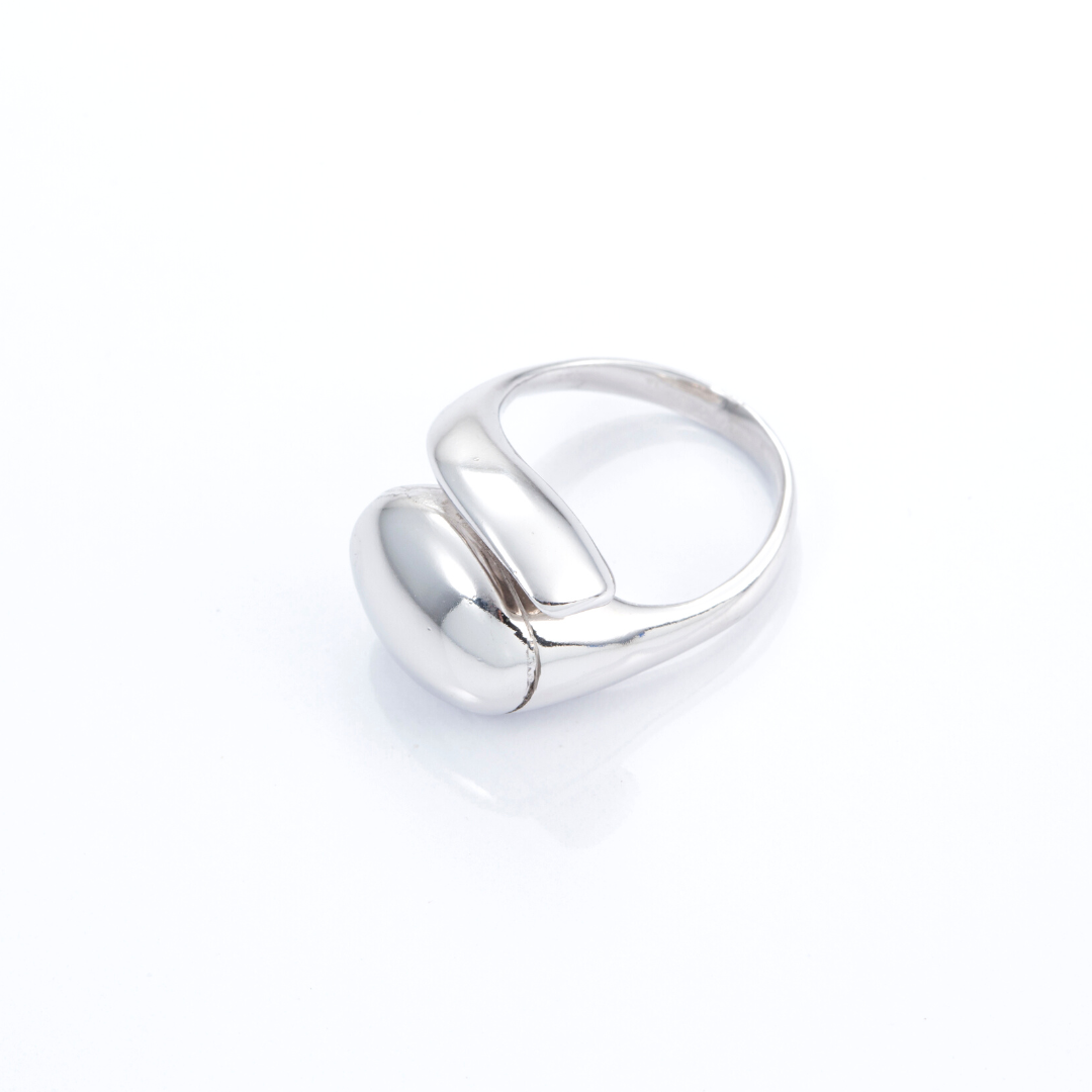 SNAKE RING · SILVER AND GOLD