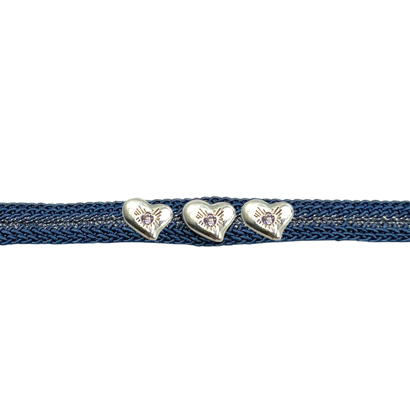 LES AMOURS Color bracelet ♥♥♥: Recycled sterling silver and natural gemstone