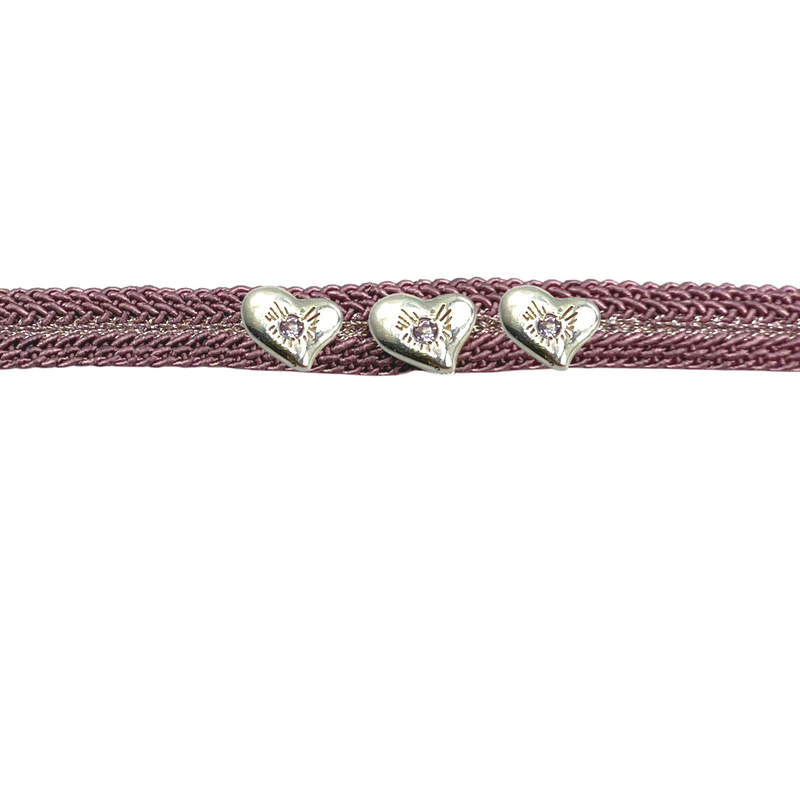 LES AMOURS Color bracelet ♥♥♥: Recycled sterling silver and natural gemstone