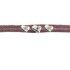 LES AMOURS Color bracelet ♥♥♥: Recycled sterling silver and natural gemstone