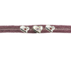 LES AMOURS Color bracelet ♥♥♥: Recycled sterling silver and natural gemstone