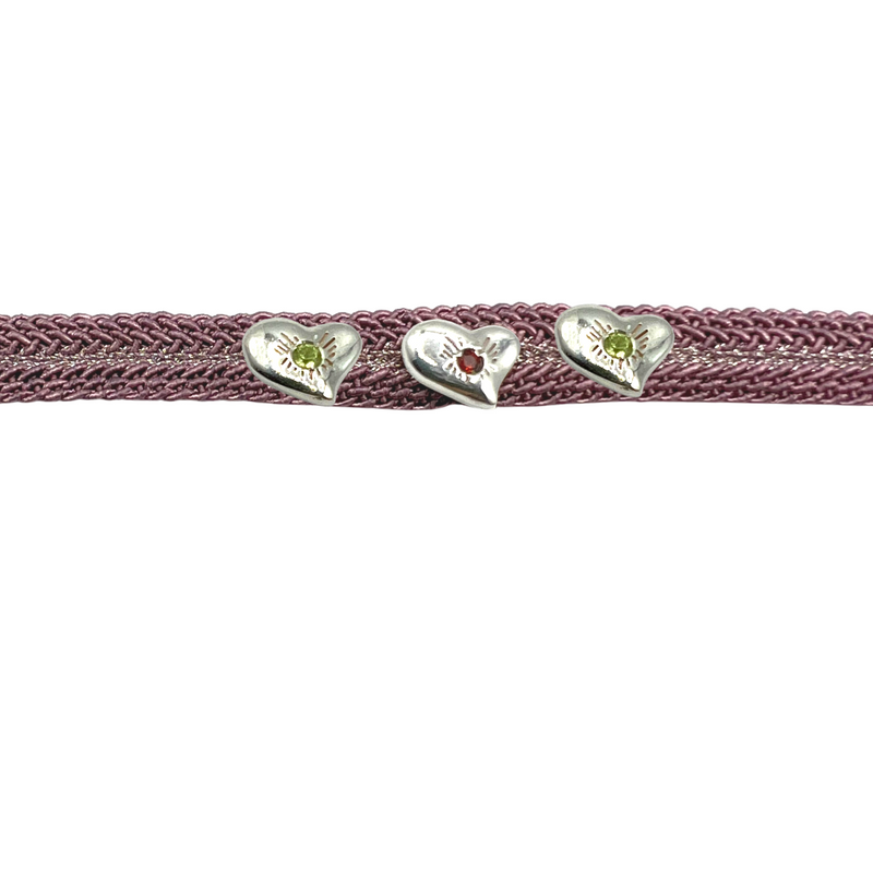 LES AMOURS Color bracelet ♥♥♥: Recycled sterling silver and natural gemstone