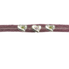 LES AMOURS Color bracelet ♥♥♥: Recycled sterling silver and natural gemstone