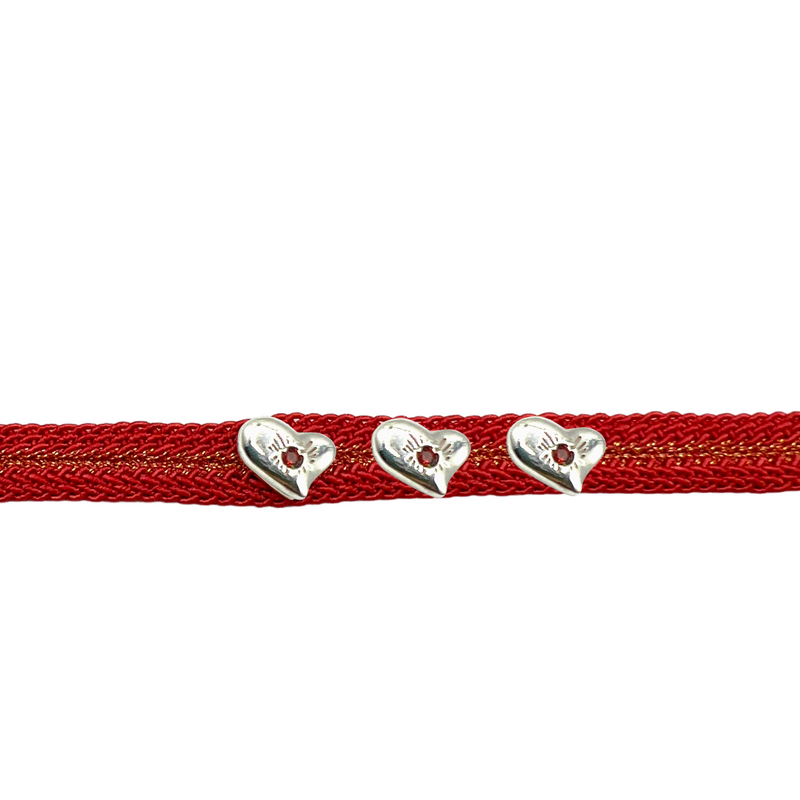 LES AMOURS Color bracelet ♥♥♥: Recycled sterling silver and natural gemstone