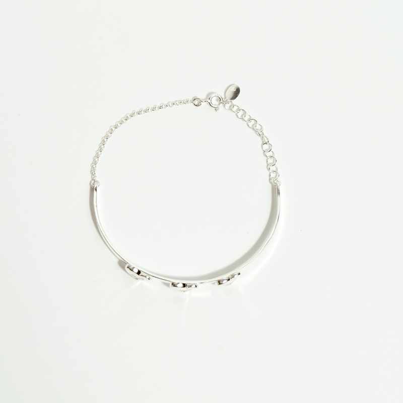 LES AMOURS bangle: Sterling silver