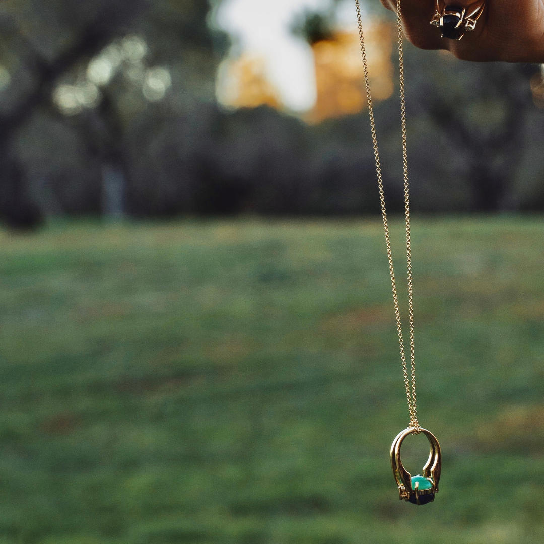 KINETIC · GOLD RING WITH NATURAL GEMSTONES AND DIAMONDS