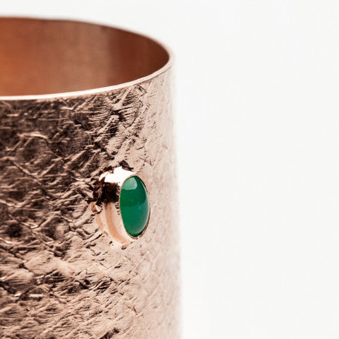 REPTILIA Cuff: Vermeil. Rose gold and sterling silver