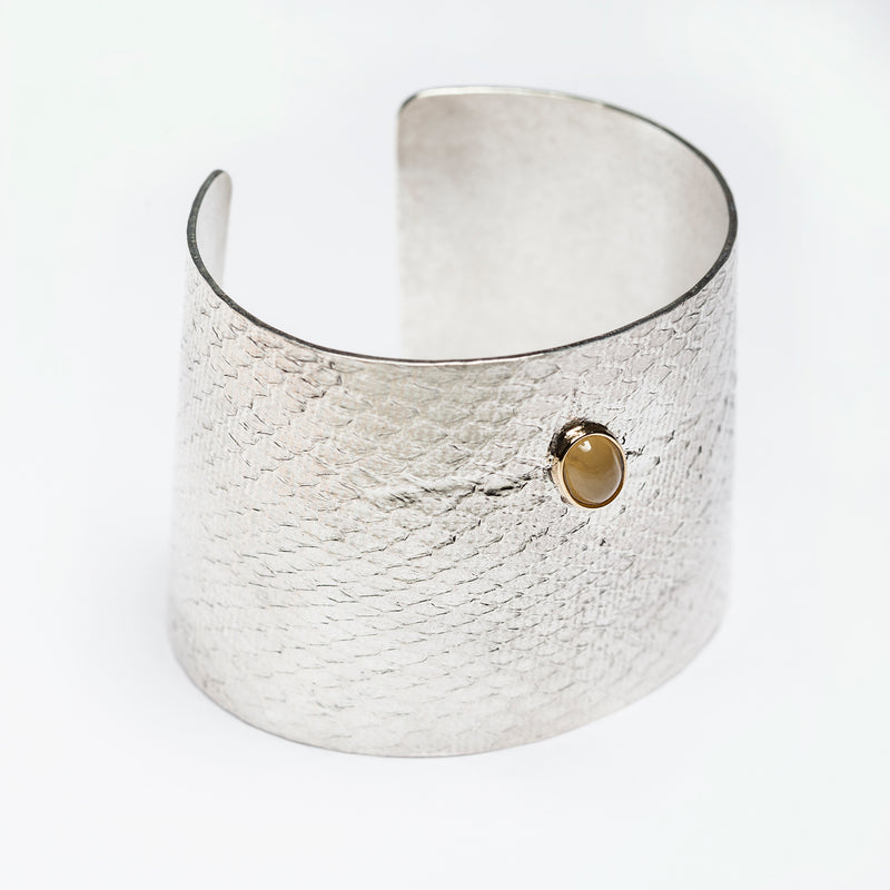 REPTILIA Cuff: Sterling silver