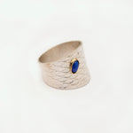 REPTILIA Ring: sterling silver and 18k gold